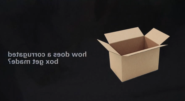 screen shot of How a Box is Made video